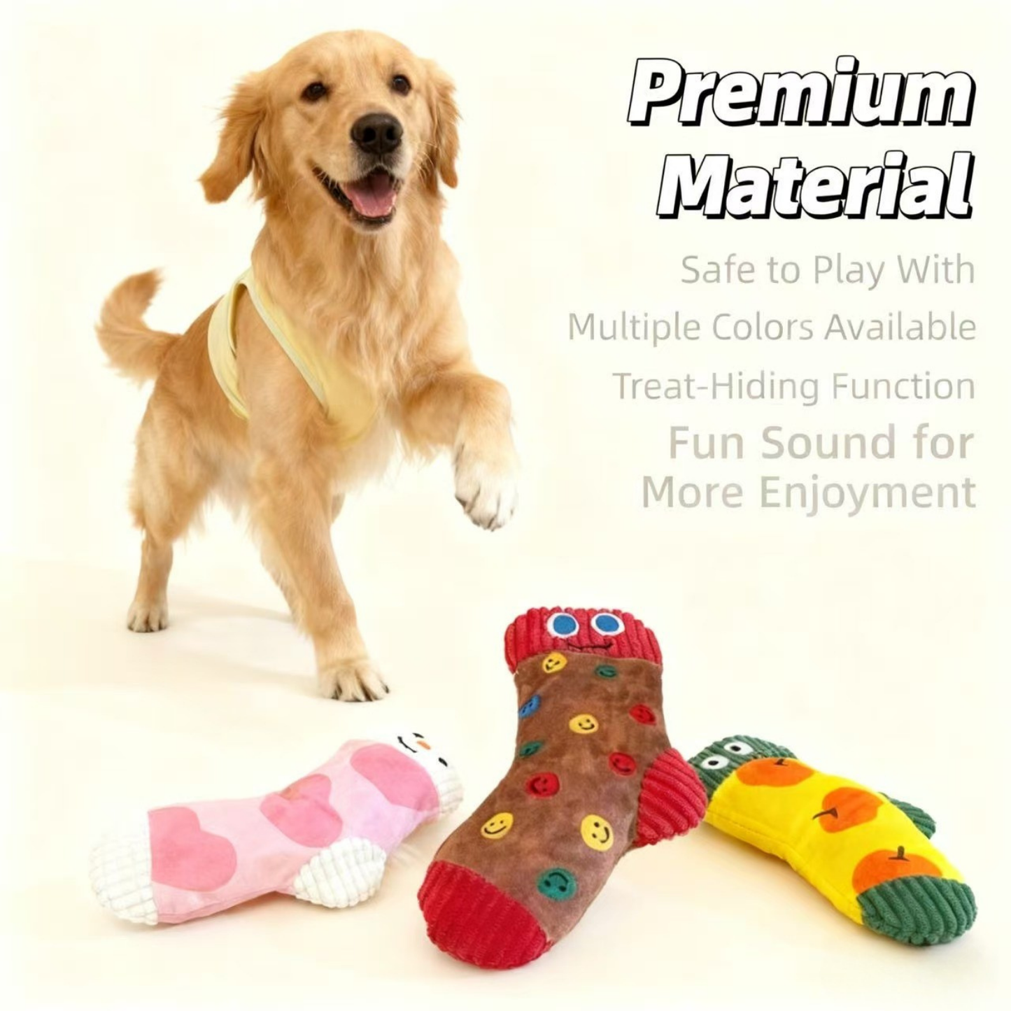 PawLikee Squeaky Socks