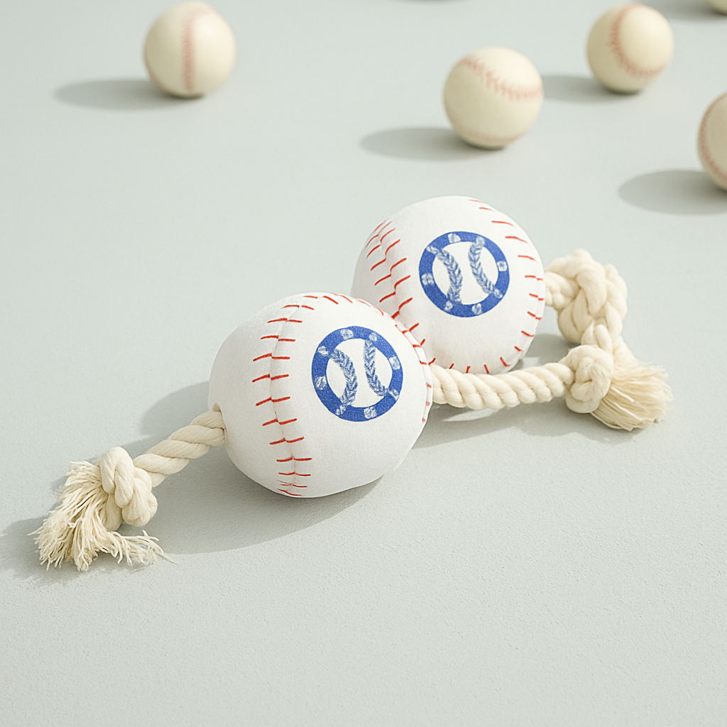 PawLikee Baseball Series Squeaky Toys