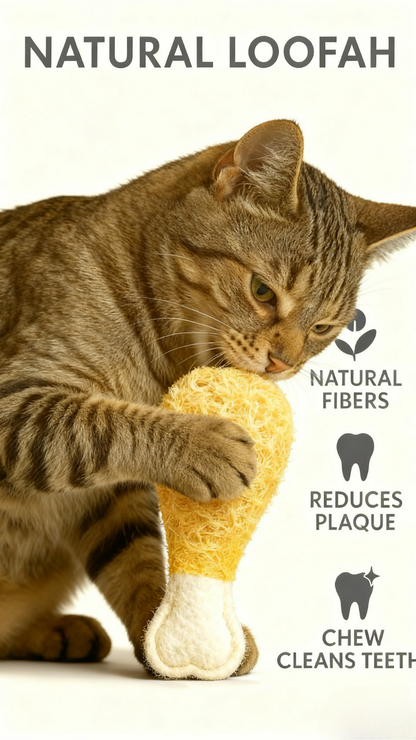 PawLikee Loofah Cat Toy