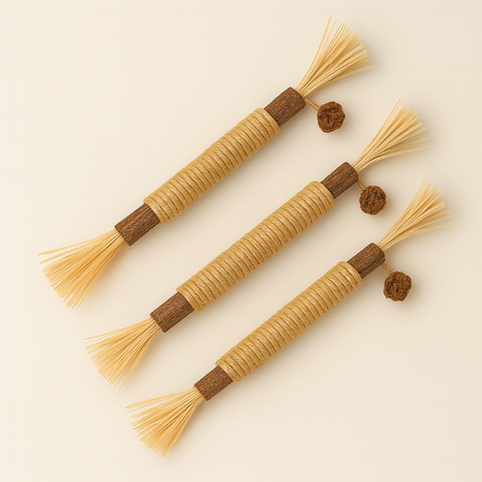 PawLikee silvervine stick cat toy Large