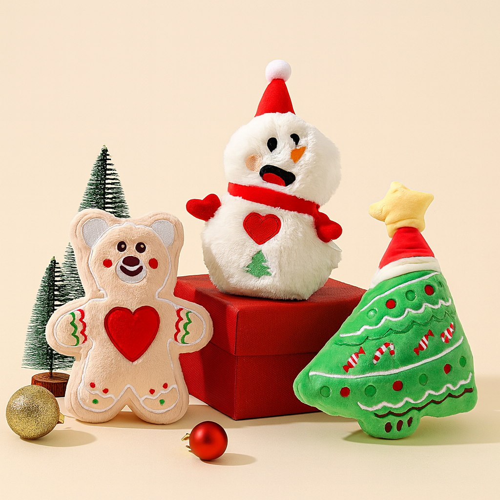 PawLikee Christmas Plush Toy Set