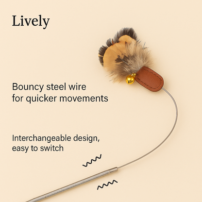 PawLikee CFA competition-level professional direct-pull cat teaser